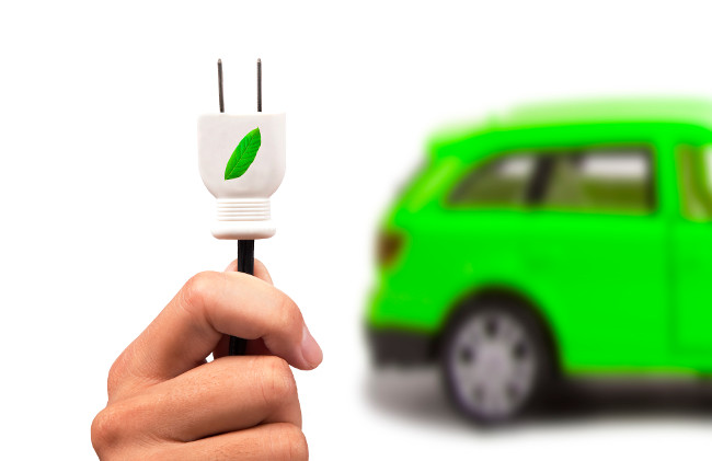 Elektrische auto en het groene auto concept
